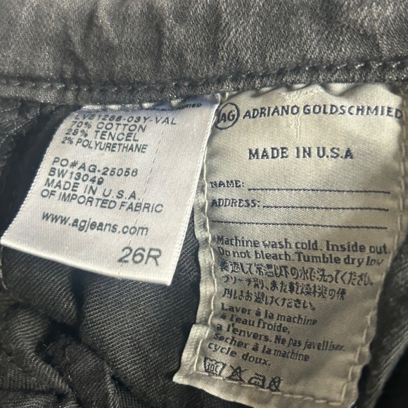 Ag Adriano Goldschmied distressed black skinny jeans - Picture 5 of 6